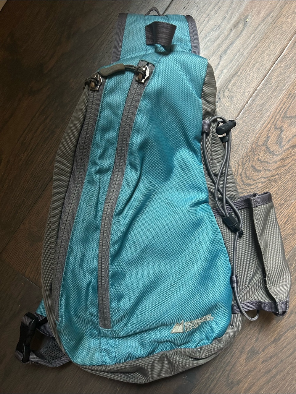 MEC Pod Sling One Shoulder Day Pack Blue + Grey